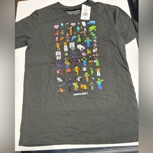 Craft Gray T-Shirt with Colorful Graphics